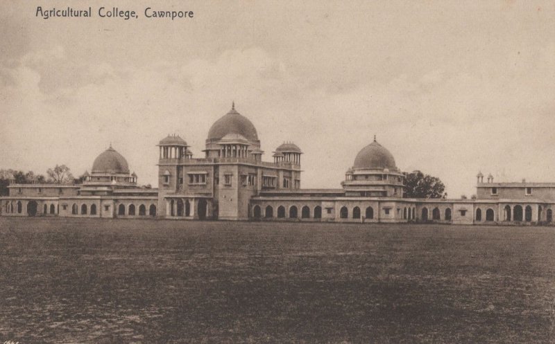Agricultural College Cawnpore Antique Indian Postcard