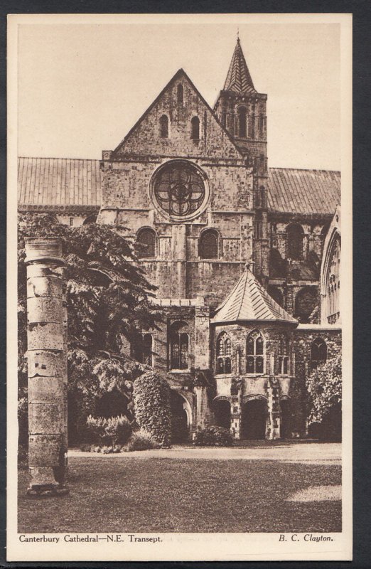 Kent Postcard - Canterbury Cathedral, North East Transept   RS3691