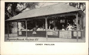 Boynton Beach Woodbridge New Jersey NJ Candy Pavilion Shop c1905 Postcard