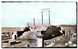 Old Postcard Timgad Morocco Temple of the Genie of the Cotonie