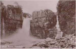 High Force Teesdale Mint Scottish Real Photo Postcard