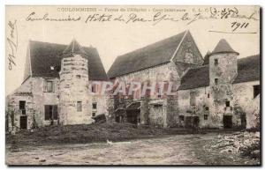 Old Postcard Coulommiers Farm of Inner Court & # 39Hopital