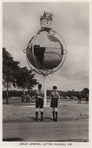 World Globe Clock at Jubilee Jamboree Sutton Coldfield 1957 Boy Scouts Old Po...