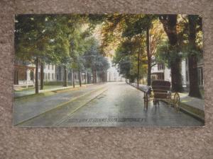 South Main St. Looking South, Gloversville, N.Y., unused vintage card 