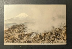 Mint Vintage Fuji from Owakidani Japan RPPC Postcard
