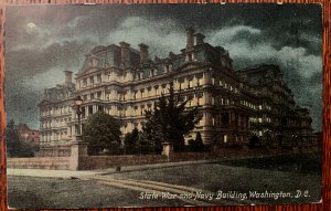 Vintage Postcard 1907-1915  State War & Navy Building, Washington, DC