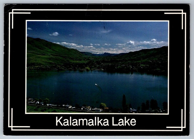 Monashee Mountains, Coldstream Valley, Kalamalka Lake, Vernon BC, 1990 Postcard
