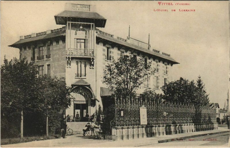 CPA VITTEL - L'Hotel DE LORRAINE (153595)