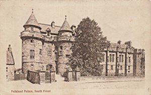 SCOTLAND-FALKLAND PALACE SOUTH FRONT~1904 VIGNETTE PHOTO POSTCARD TO HONG KONG