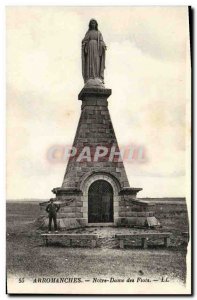 Old Postcard Arromanches Our Lady of the Waves