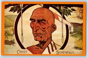 1960 Schenevus New York Postcard Chief Place High Wlal Munsons Store Portrait