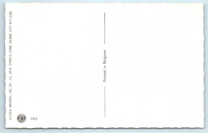 Mainzer Dressed Cats RAILROAD TRAIN #4926 Anthropomorphic Belgium Postcard