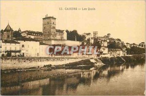 Postcard Old Cahors Quays