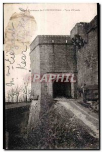 Old Postcard Lichtenberg Fortress Gate of Entree