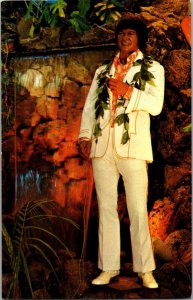 Wax Statue of Don Ho, Entertainer, Hawaiian Wax Museum Vintage Postcard P77