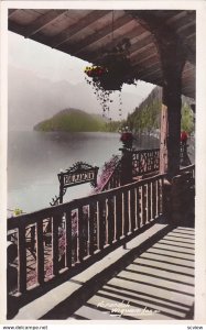 RP: INDIAN ARM , WIGWAM INN , B.C. , Canada ,1910-30s ; Verandah