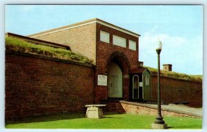 BALTIMORE, Maryland MD ~ Entrance FORT McHENRY National Monument c1960s Postcard