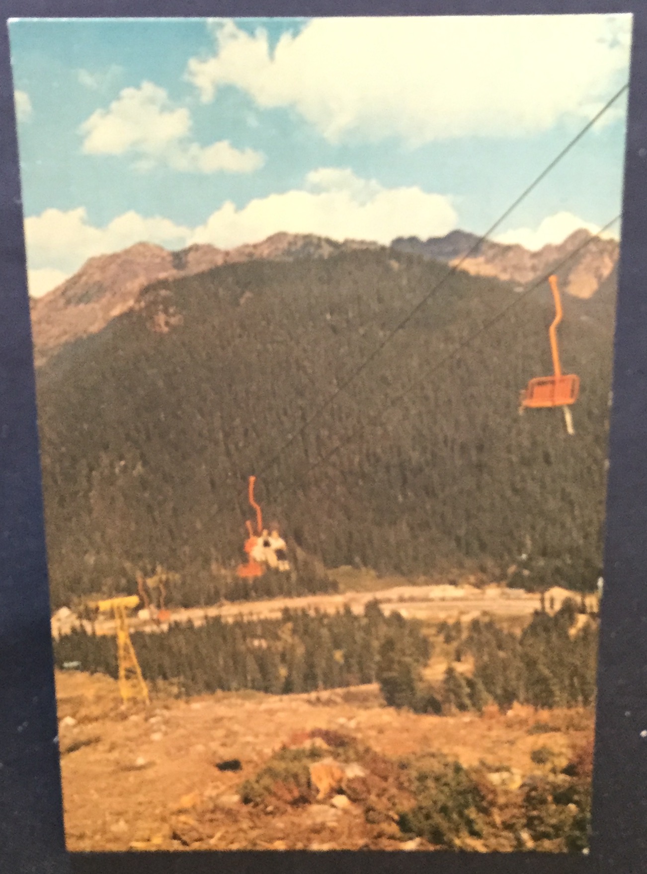 Postcard Unused Snoqualmie Pass Ski Area WA LB United States