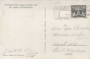 Netherlands Rotterdam Maastunnel Vintage RPPC 03.79 