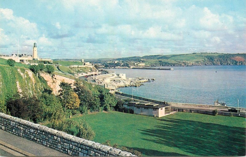 UK England Plymouth Hoe Devonshire lighthouse