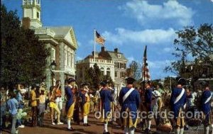 Liberty square fife and drum corps Disney 1974 crease bottom right corner, cl...