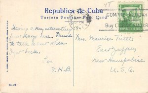 Lighthouse in Morro Castle Havana Cuba Postcard