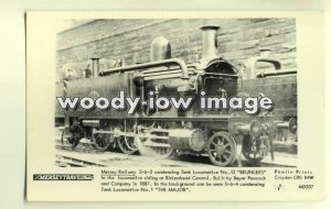 pp1837 - Mersey Railway Engine no 13 Brunlees - Pamlin postcard