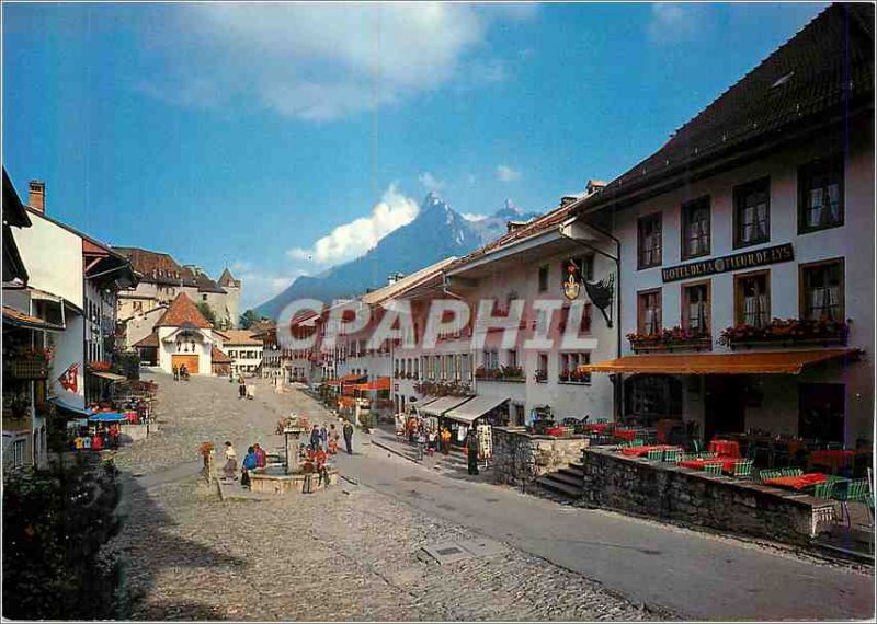 Postcard Modern Interior of the City of Gruyeres