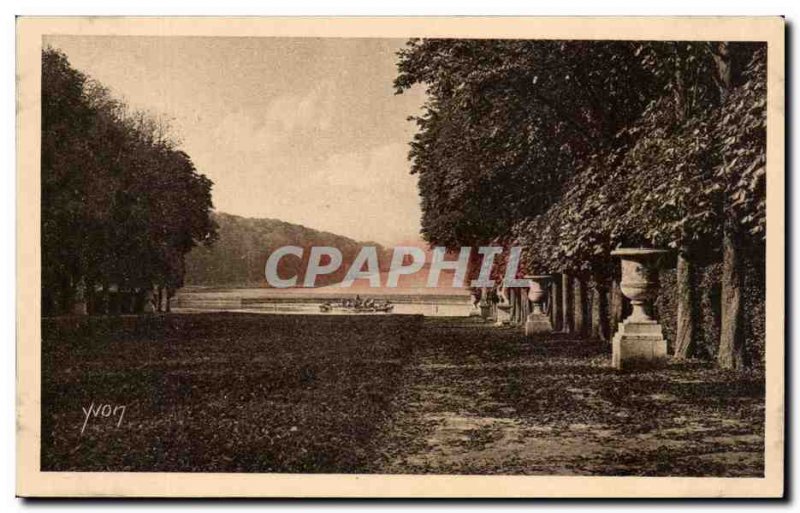 Old Postcard Splendors and Charmes Of Versailles Gardens The Green Carpet and...