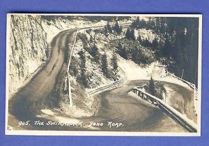 Field, British Columbia B.C., Canada Postcard, Yoho Road, The Switchback