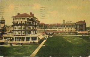 1911 ANTIQUE Postcard View of Brighton Hotel in Atlantic City New Jersey NJ