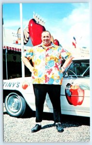 ELKO, NV Nevada ~ Roadside TINY'S FRUITSTAND 1987 Repro  Postcard