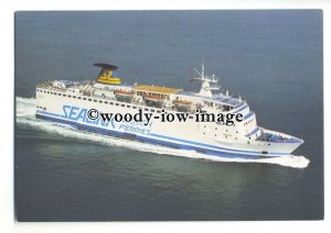 FE1597 - Sealink British Ferries Ferry - St Brendan , built 1974 - postcard