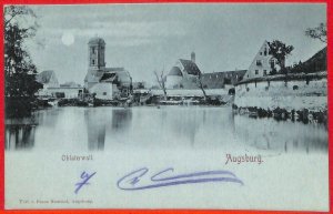 aa7943  - Ansichtskarten VINTAGE POSTCARD: GERMANY Deutschland - Augsburg 1909
