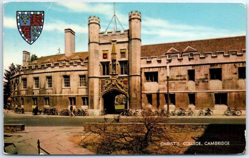 Postcard - Christ's College - Cambridge, England 