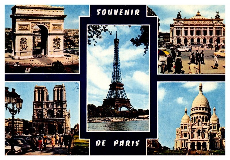 Postcard France Paris - multiview