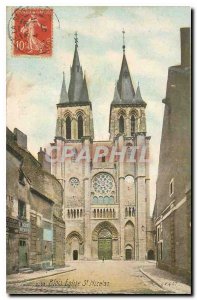 Old Postcard Blois St Nicolas Church