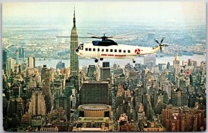 New York Airways, Twin-Engine Luxury Helicopter, Soaring New York City, Postcard