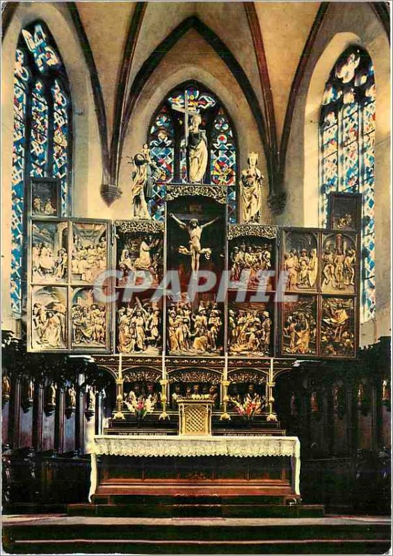 Modern Postcard Kaysersberg Parish Church Altarpiece