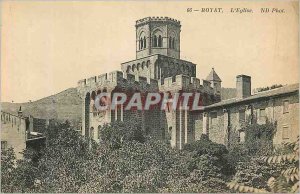 Old Postcard Royat Church