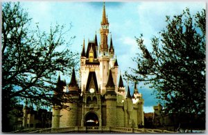 Orlando Florida FL, Cinderella Castle, Turrets & Spires, Disney World Postcard