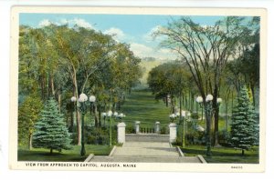 ME - Augusta. State Park from Capitol ca 1930