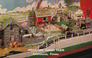 Pennsylvania Intercourse Miniature Amish Farm Displayed At Kitchen Kettle Foods