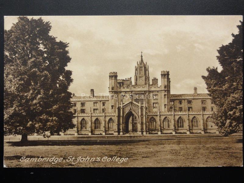 Cambridge: ST. JOHN'S COLLEGE c1910 Pub By F. Frith & Co 140515