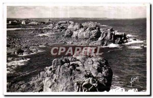 Postcard Old Island Brehat Rocks has Virgin