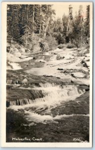 c1910s Wolverton Creek RPPC Sequoia National Park, Sierra Nevada CA Photo A132
