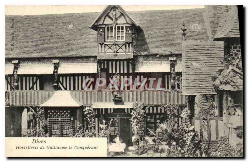 Old Postcard Dives William the Conqueror Hostellerie