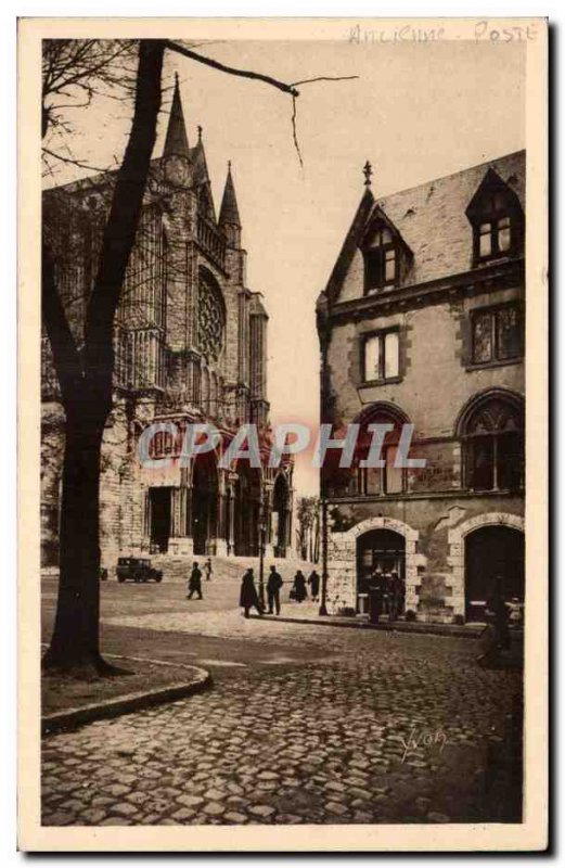 Old Postcard Chartres L & # 39ancienne station and the south portal