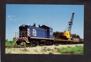 FL Florida East Coast Railroad Train EMD Railway Rockledge Postcard