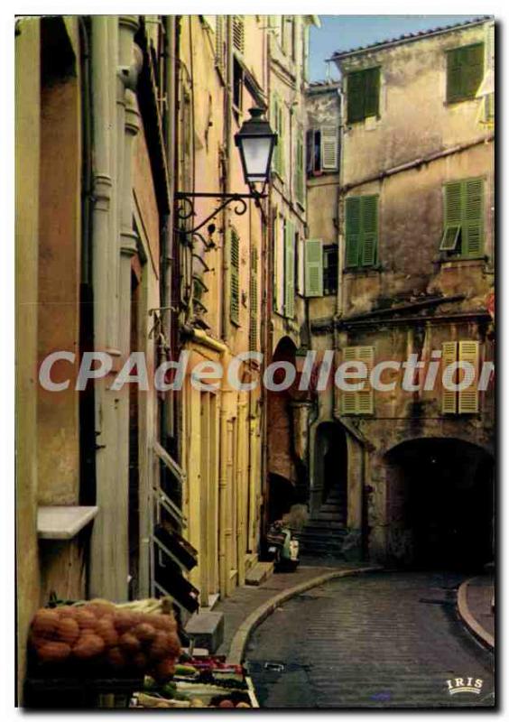 Modern Postcard The French Riviera French Riviera Menton France Pearl Street ...